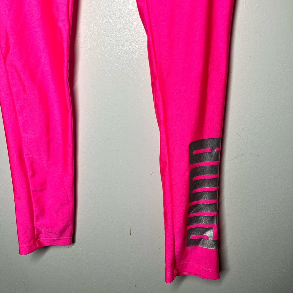 PUMA Neon Pink Leggings - Picture 3 of 7